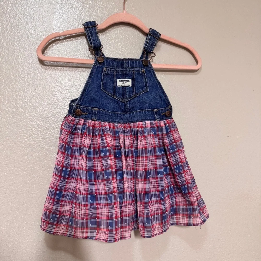 Carter's Denim and Plaid Kids Overalls